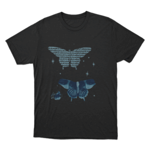 Butterfly Unisex T Shirt Black