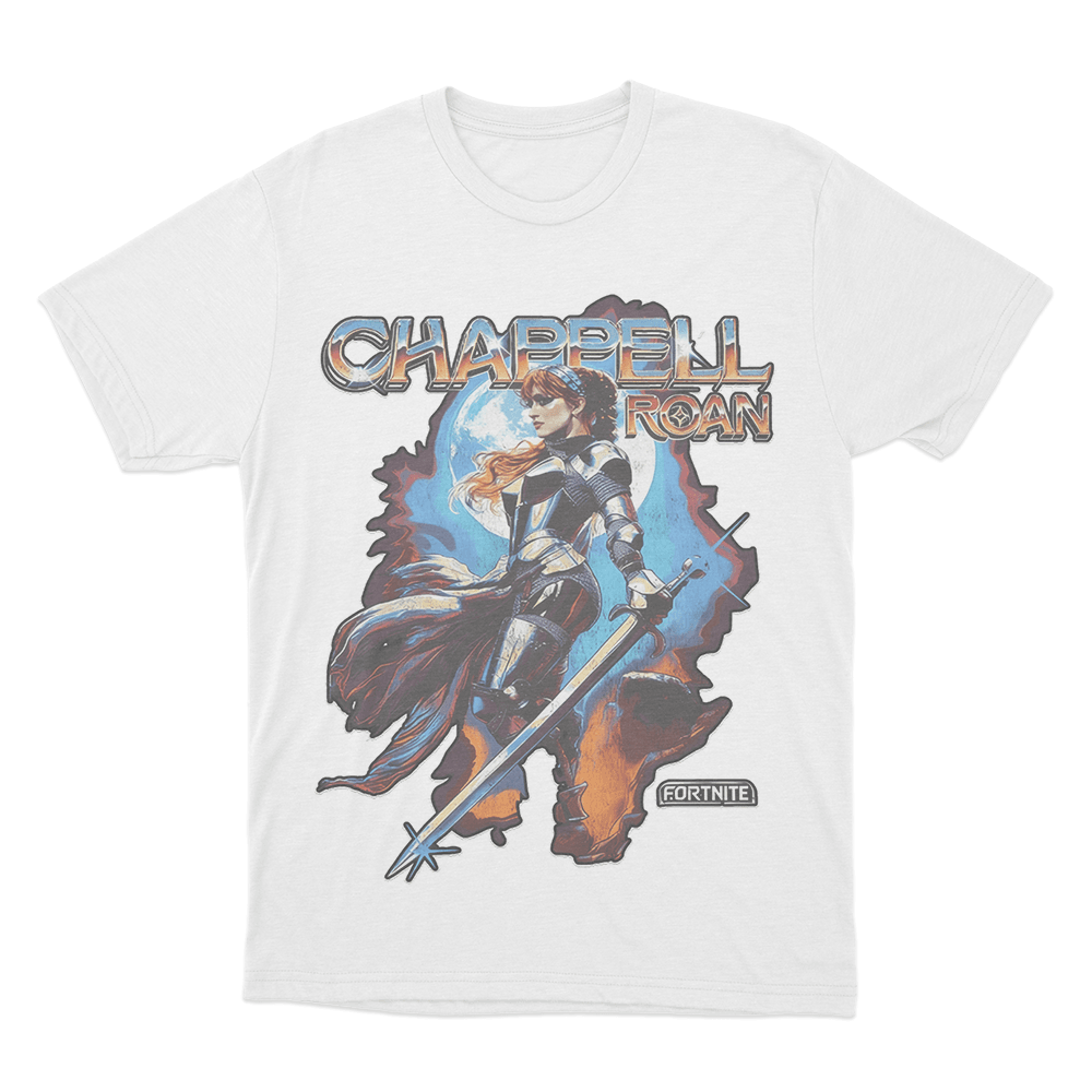 Chappell Roan x Fortnite Unisex T Shirt White Chappell Roan x Fortnite Unisex T Shirt White