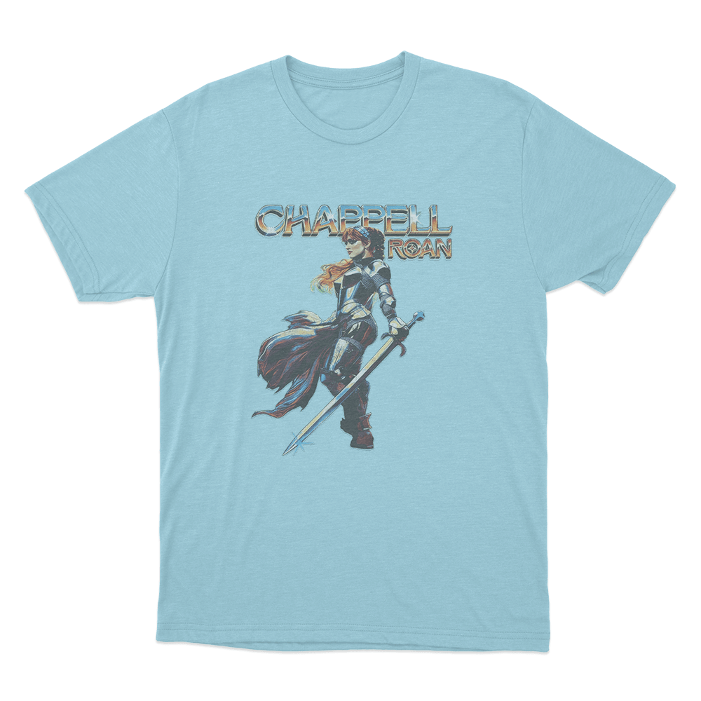 Knight Chappell Roan Unisex T Shirt Sky Blue Knight Chappell Roan Unisex T Shirt Sky Blue
