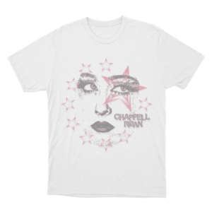 Star Face Unisex T Shirt White
